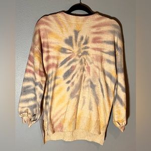 Belinda Mock-neck Tie Dye Sweater Sz S